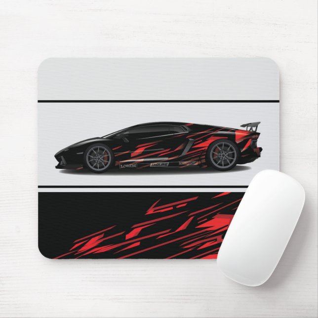 Sports Car Mouse Pad (With Mouse)
