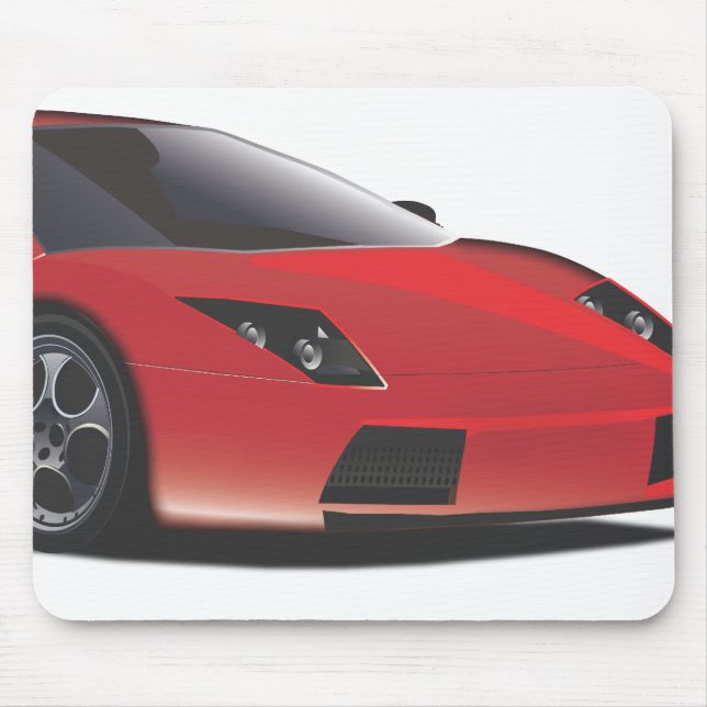 Sports Car Mouse Pad (Front)