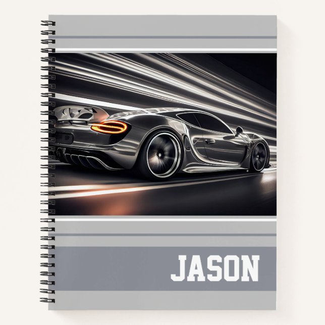 Sports Car Notebook (Front)