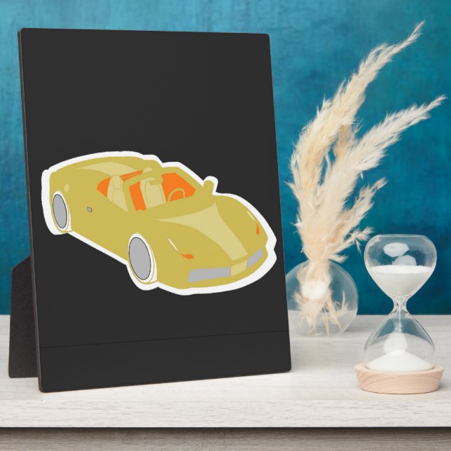 Sport's Car Plaque (Side)