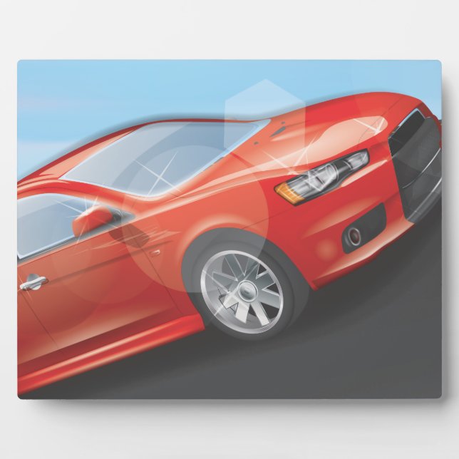 Sports Car Plaque (Front)