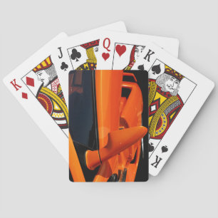 Sports Car Playing Cards