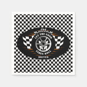 Sports Car Racing Tailgate Birthday Party Supplies Napkin