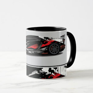 Sports Car Two-Tone Coffee Mug