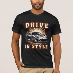 Sports Car with Exploding Energy T-Shirt