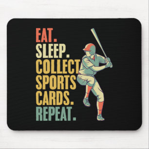 Sports Card Collecting Basketball Baseball Card Co Mouse Pad