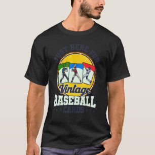 Sports Card Collector  Baseball Card Vintage Cards T-Shirt