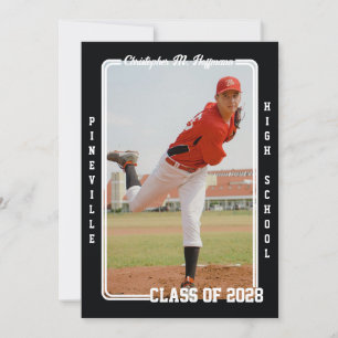 Sports Card Graduation Announcement