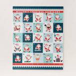 Sports Christmas Advent Calendar Jigsaw Puzzle<br><div class="desc">Creative sports fan's Christmas Countdown gift,  featuring 25 major league sports and popular games. Add name to customise for your favourite sport.</div>