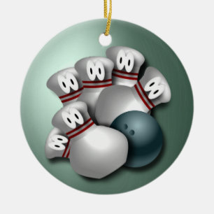 Sports Christmas Ceramic Ornament