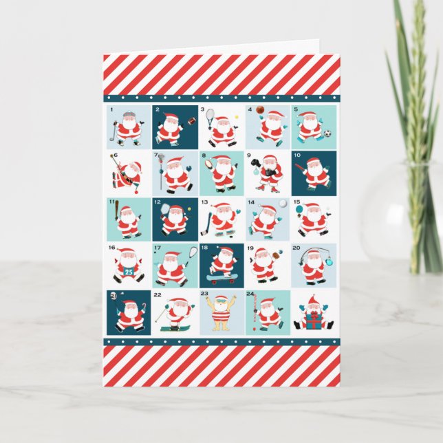 Sports Christmas Holiday Cards (Front)