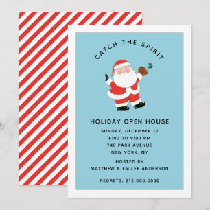 Sports Christmas Holiday Party Invitation