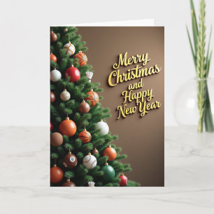 Sports Christmas New Year Card