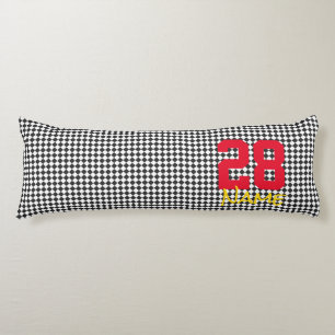Sports Decor NUMBER NAME Chequerboard Cool Body Cushion