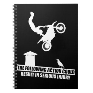 Sports Dirt Bike Motorcycles Lover Gift Notebook