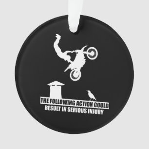 Sports Dirt Bike Motorcycles Lover Gift Ornament