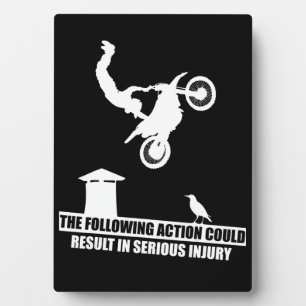 Sports Dirt Bike Motorcycles Lover Gift Plaque