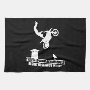 Sports Dirt Bike Motorcycles Lover Gift Tea Towel