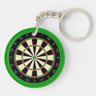 Sports Equipment - Dartboard 1 Key Ring