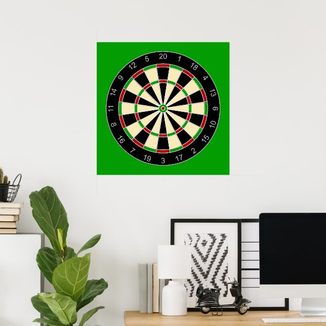 Sports Equipment - Dartboard 1 Poster (Home Office)