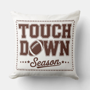 Sports Fan Football Throw Pillow