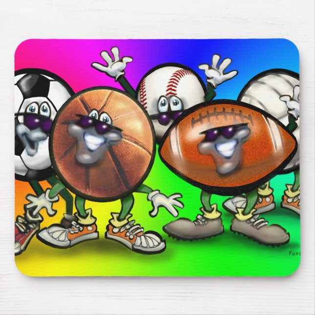 Sports Fan Mouse Pad (Front)