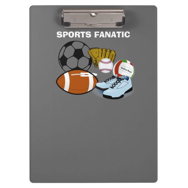 Sports Fanatic Clipboard (Front)