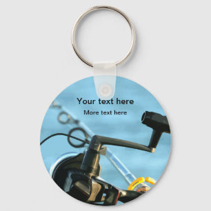 Sports Fishing Theme Custom Key Ring