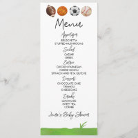 Sports Football Basketball Baby Shower Food