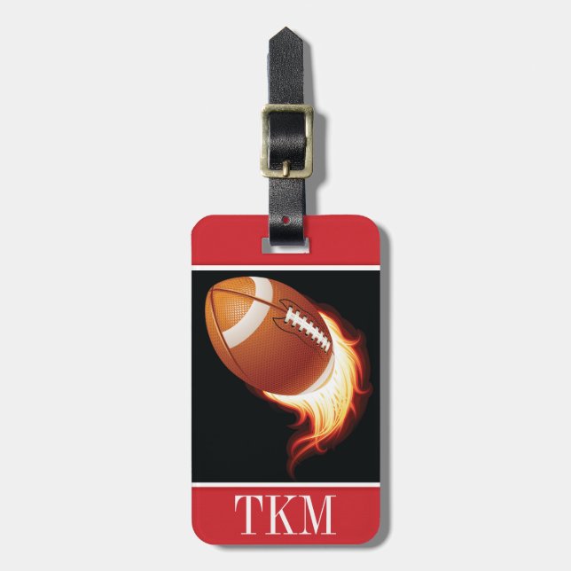 Sports - Football Luggage Tag (Front Vertical)