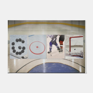 Sports Game Decor, Hockey Playground  Doormat