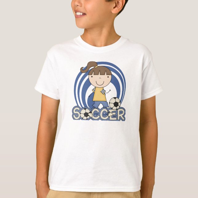 Sports Girl - Soccer T-shirts and Gifts (Front)