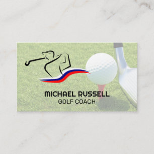 Sports Golf Course Club House Business Card
