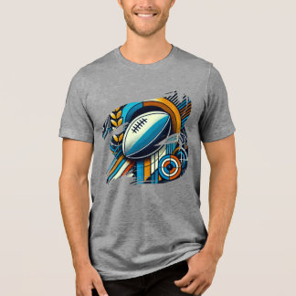 Sports Grid – American Football T-Shirt Tri-Blend Shirt