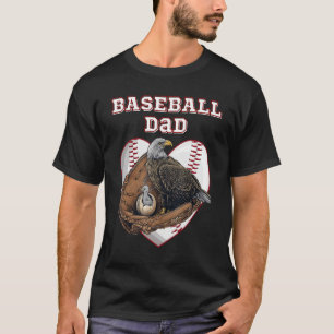 Sports in Nature Bald Eagle Family American Baseba T-Shirt