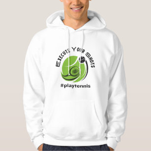 Sports Infusion "EXECUTE YOUR SHOTS" Tennis Hoodie