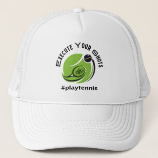 Sports Infusion "EXECUTE YOUR SHOTS" Tennis Trucker Hat