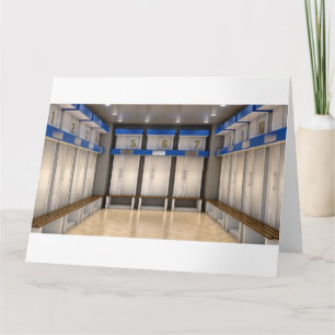 Sports Locker Room  Card