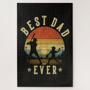 Sports Lover Best Dad Ever Jigsaw Puzzle