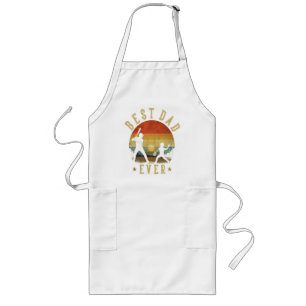 Sports Lover Best Dad Ever Long Apron