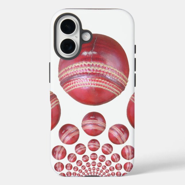 Sports Lover’s Cricket Ball Print Case-Mate iPhone Case (Back)