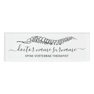 sports massage therapy Orthopaedic doctor Name Tag