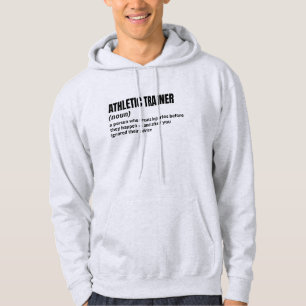 Sports Medicine Funny Athletic Trainer Definition Hoodie