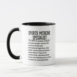 Sports medicine specialist mug