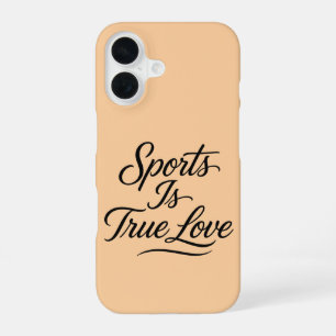 Sports Motivation iPhone 16 Cases – True Love