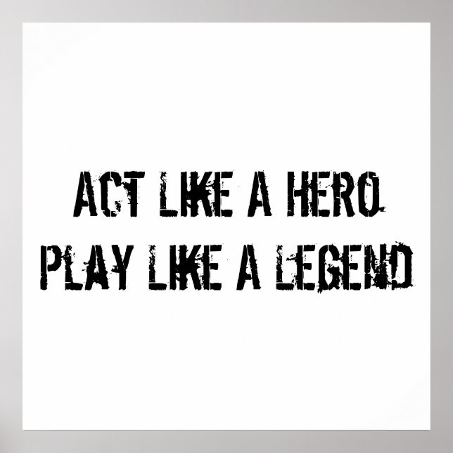 Sports Motivational Poster (Front)