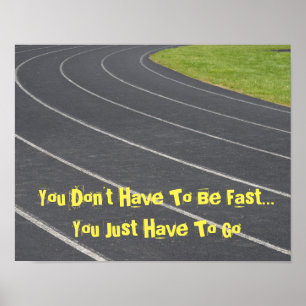 Sports Motivational Poster- Track & Field! Poster