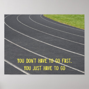 Sports Motivational Running Poster