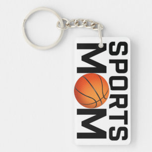 Sports Mum Basketball Design  Key Ring