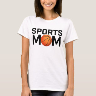 Sports Mum Basketball Design T-Shirt